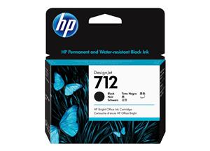 HP 712 80-ML BLACK DESIGNJET INK CARTRIDGE