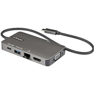 StarTech.com DKT30CHVPD2 replicatore di porte e docking station per laptop USB 3.2 Gen 1 (3.1 Gen 1) Type-C Nero, Grigio