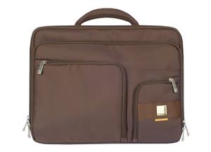 BORSA MARRON 13.3/14.1 CON COMPARTIMENTO NYLON2520