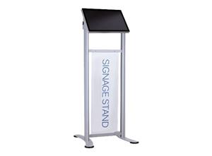 DIGITAL SIGNAGE STAND WITH INFORMATIVE SCREEN