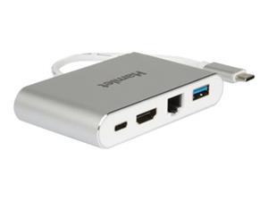 DOCKING STATION USB-C PD IN/OUT 60W HDMI+LAN GIGA+ USB3.0 PORT