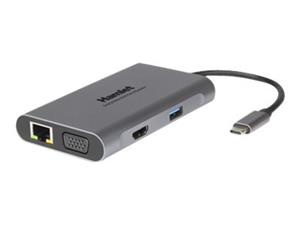 DOCKING STATION USB-CPD 85W 3 X USB 3.0 + LAN + HDMI + VGA