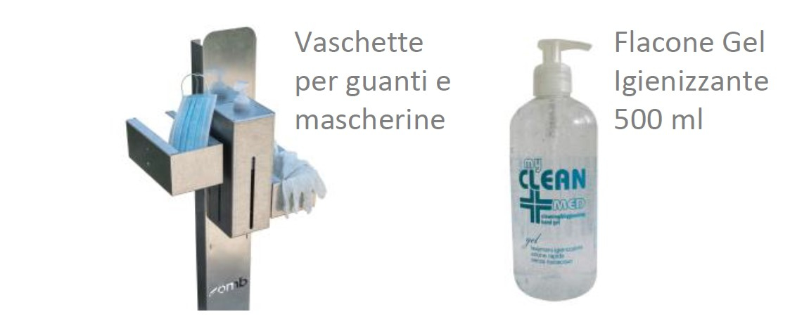 ITB OM07127 supporto per disinfettante per mani