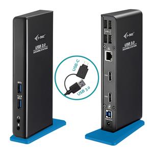 i-tec U3DUALHDMIDOCK replicatore di porte e docking station per laptop Cablato USB 3.2 Gen 1 (3.1 Gen 1) Type-A Nero