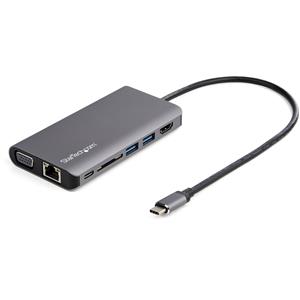 StarTech.com DKT30CHVAUSP replicatore di porte e docking station per laptop Cablato USB 3.2 Gen 1 (3.1 Gen 1) Type-C Nero, Grigio