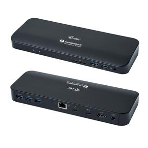 i-tec Metal TB3HDMIDOCKIT replicatore di porte e docking station per laptop Cablato Nero