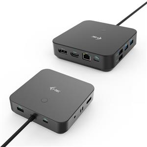 i-tec C31TRIPLE4KDOCKPDPRO replicatore di porte e docking station per laptop Cablato USB 3.2 Gen 1 (3.1 Gen 1) Type-C Nero