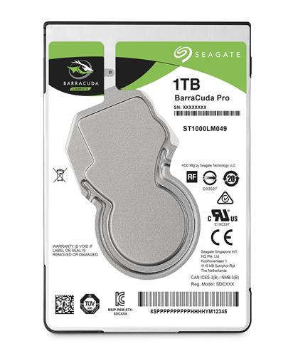 BARRACUDA 2.5IN 1TB 2.5IN 7200RPM SATA 128MB 7MM