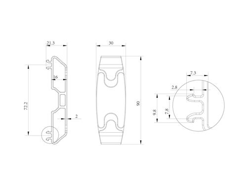 CLIP GESTIONE CAVI CONFEZIONE DA 6 PEZZI