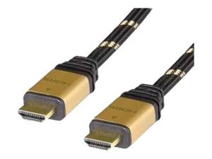 2 MT  CABLE TOP HDMI HIGH SPEED C/ETHERNET GOLD