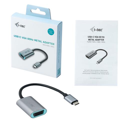 I-TEC USB-C METAL VGA ADAPTER 60HZ