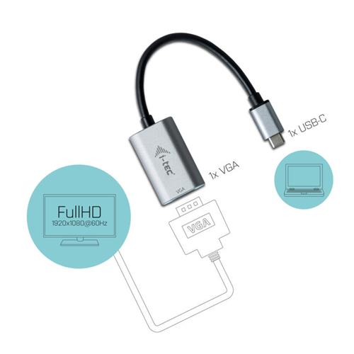 I-TEC USB-C METAL VGA ADAPTER 60HZ