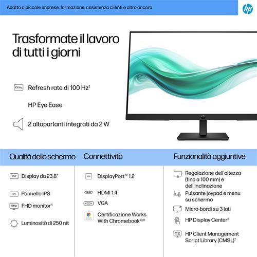 HP Series 3 Pro Monitor serie 3 Pro FHD 23,8