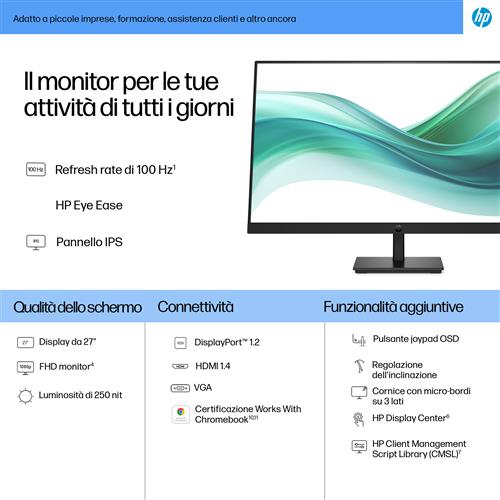 HP Series 3 Pro Monitor serie 3 Pro FHD da 27'' – 327pf