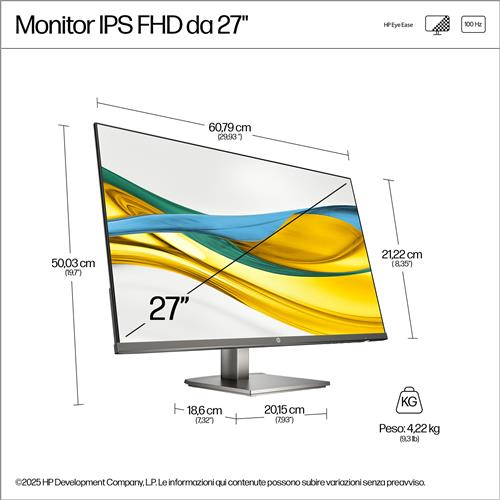 HP Series 5 Monitor serie 5 FHD da 27
