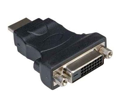 ITB DVI-D - HDMI F/M Nero