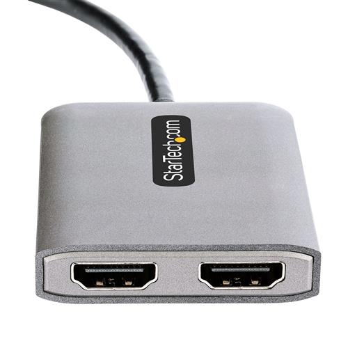 StarTech.com MST14DP122HD cavo e adattatore video 0,3 m 2 x HDMI Nero, Grigio