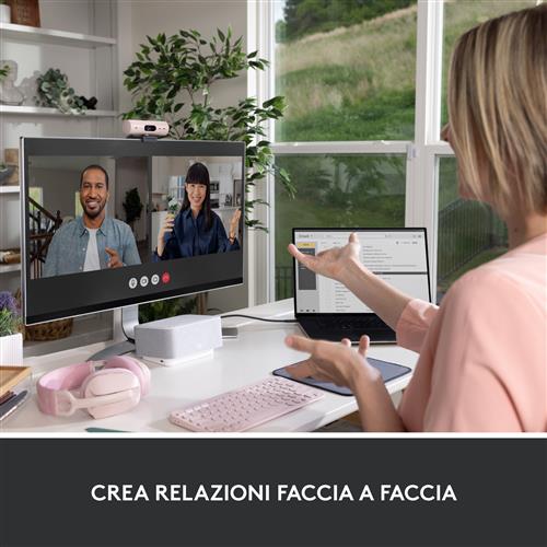 LOGITECH BRIO 500 WEBCAM ROSE - EMEA28
