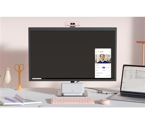 LOGITECH BRIO 500 WEBCAM ROSE - EMEA28