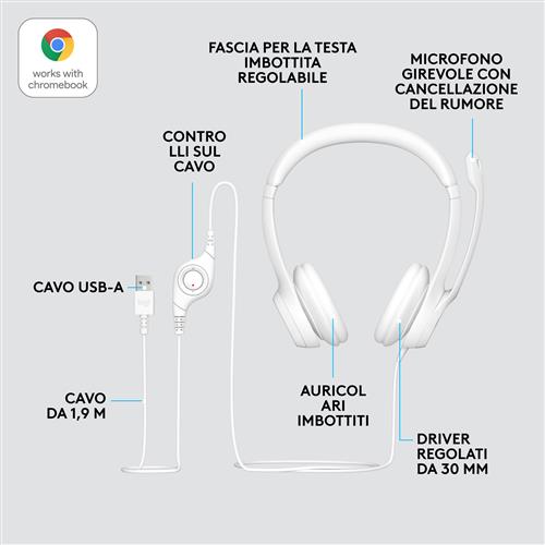 H390 USB COMPUTER HEADSET -OFF-WHITE-EMEA-914