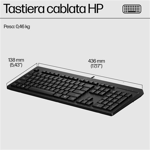 HP Tastiera cablata 125 G2 USB