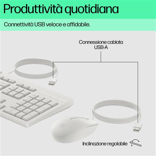 HP Mouse e tastiera 225 Wired