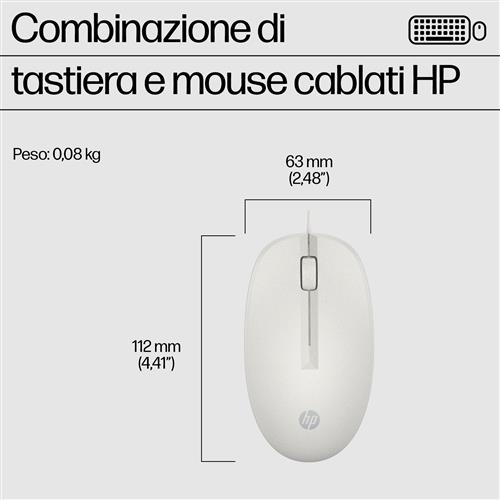 HP Mouse e tastiera 225 Wired