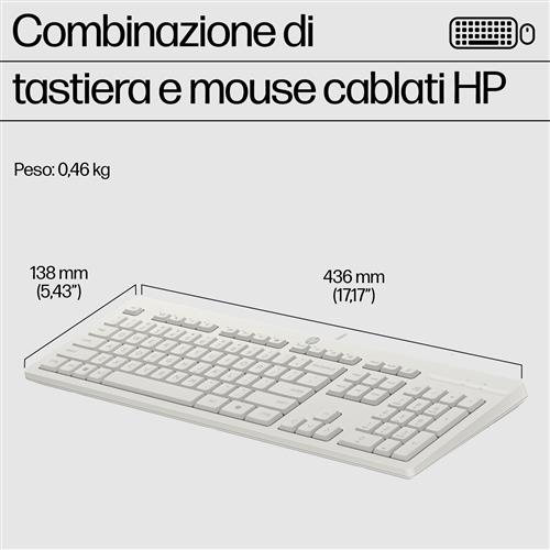 HP Mouse e tastiera 225 Wired