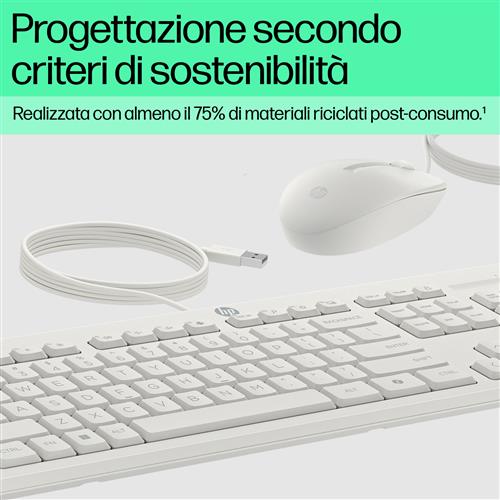 HP Mouse e tastiera 225 Wired