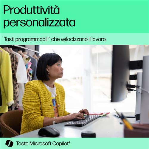 HP Tastiera wireless ricaricabile multidispositivo 725