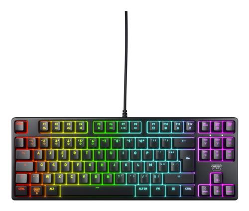 CHERRY XTRFY K4V2 TKL KEYBOARD CORDED BLACK FR LAYOUT