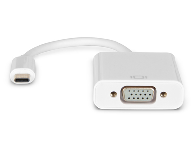 Hamlet HVATC2VGA cavo e adattatore video 0,13 m USB tipo-C VGA (D-Sub) Bianco