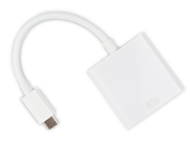 Hamlet HVATC2VGA cavo e adattatore video 0,13 m USB tipo-C VGA (D-Sub) Bianco