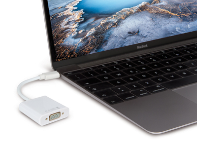 Hamlet HVATC2VGA cavo e adattatore video 0,13 m USB tipo-C VGA (D-Sub) Bianco