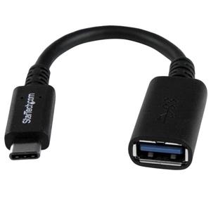 StarTech.com USB31CAADP cavo USB 0,15 m USB 3.2 Gen 1 (3.1 Gen 1) USB C USB A Nero