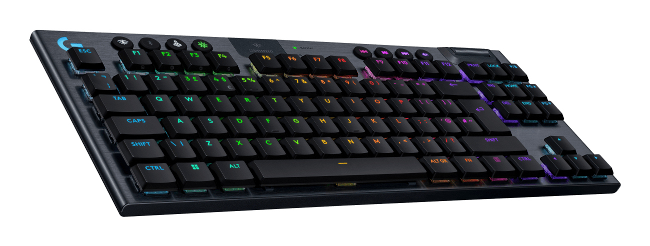 Logitech G G915 X LIGHTSPEED tastiera Gaming USB + RF Wireless + Bluetooth QWERTZ Tedesco Nero