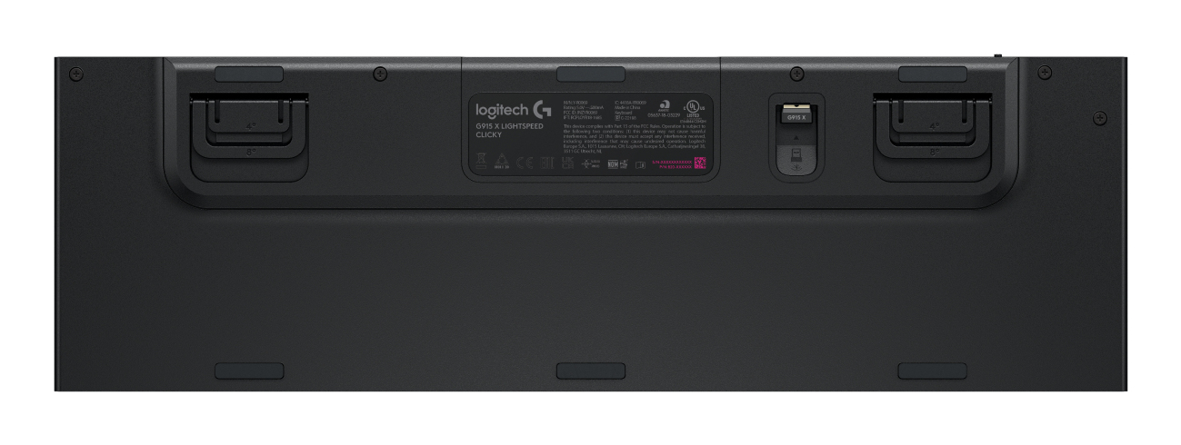 Logitech G G915 X LIGHTSPEED tastiera Gaming USB + RF Wireless + Bluetooth QWERTZ Tedesco Nero