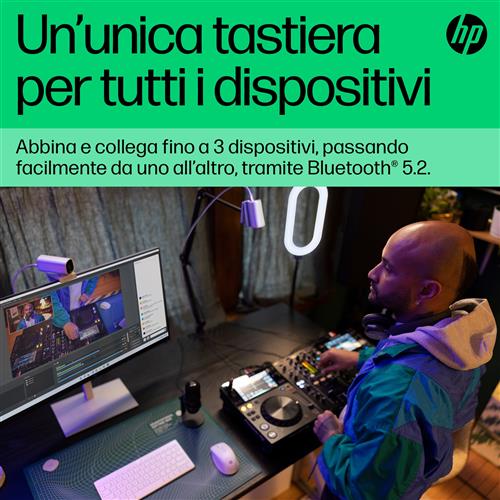 HP Tastiera Bluetooth multi-dispositivo compatta 350