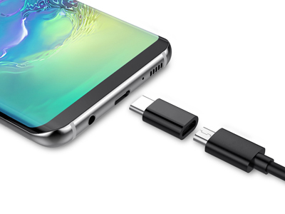 Hamlet XADTC-UM-MF adattatore per inversione del genere dei cavi USB-C Micro USB Nero