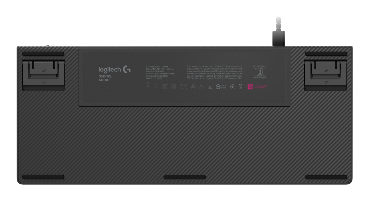 Logitech G G515 tastiera Gaming USB QWERTZ Tedesco Nero