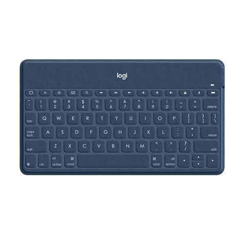 Logitech 920-010044 tastiera per dispositivo mobile QWERTY Spagnolo Bluetooth Blu, Arancione
