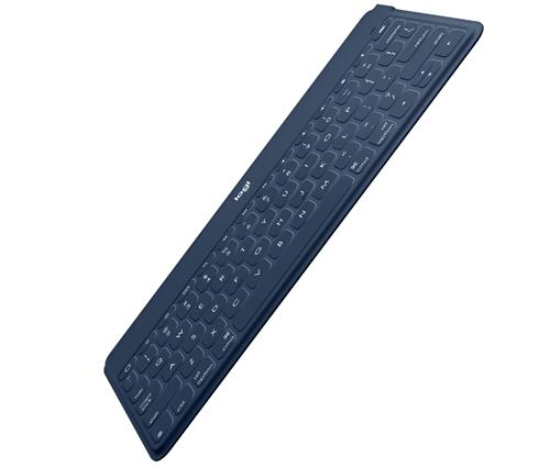 Logitech 920-010044 tastiera per dispositivo mobile QWERTY Spagnolo Bluetooth Blu, Arancione
