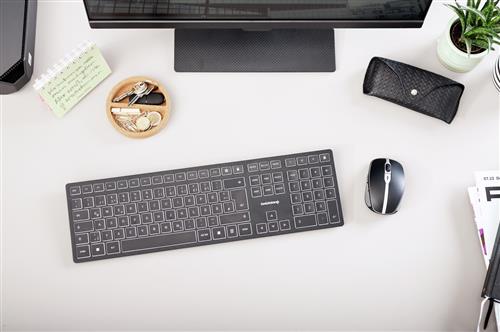 KW 9100 SLIM BE KEYBOARD WIRELESS BLACK BELGIUM