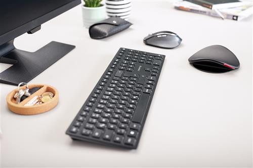 KW 9100 SLIM KEYBOARD WIRELESS BLACK PAN-NORDIC
