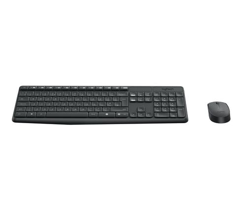 MK235 WIRELESS KEYBOARD / MOUSE GREY-ELL-2.4GHZ-MEDITER