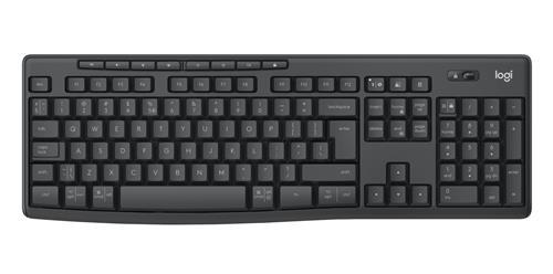 Logitech 920-012077 tastiera Mouse incluso Ufficio Bluetooth QWERTY US International Grafite
