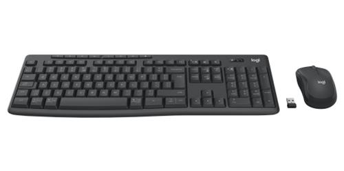 Logitech 920-012077 tastiera Mouse incluso Ufficio Bluetooth QWERTY US International Grafite