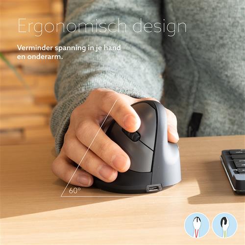 MOUSE ERGONOMICO R-GO HE BREAK SW PAUSA PICCOLO DESTRO BLUETOOT