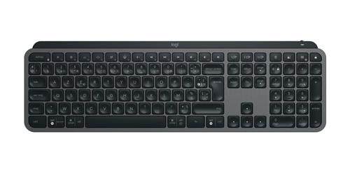 Logitech Master MX Keys Combo for Bussiness tastiera Mouse incluso Ufficio RF senza fili + Bluetooth AZERTY Francese Grafite