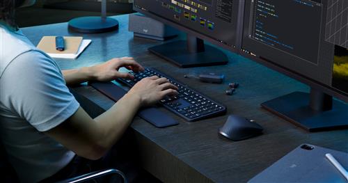 Logitech Master 920-011607 tastiera Mouse incluso Ufficio Bluetooth AZERTY Francese Grafite